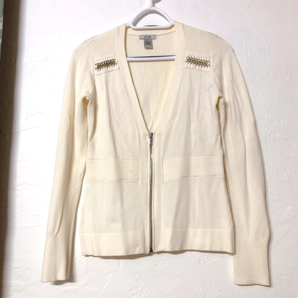Cache Knitted Blazer/ Cardigan Size S